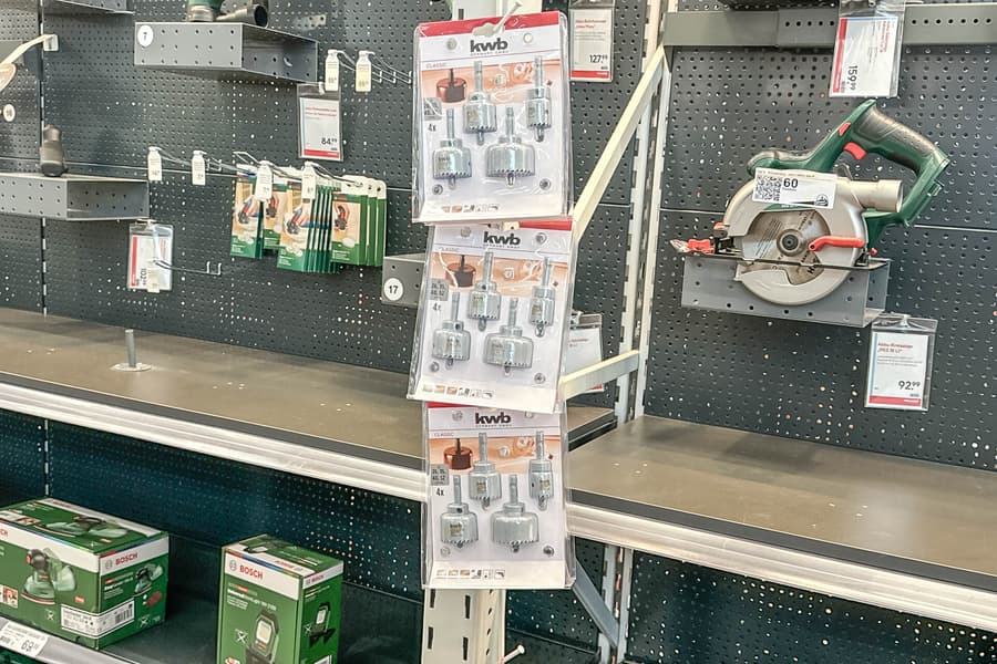 3 Lochsägen Sets kwb, je 4-teilig